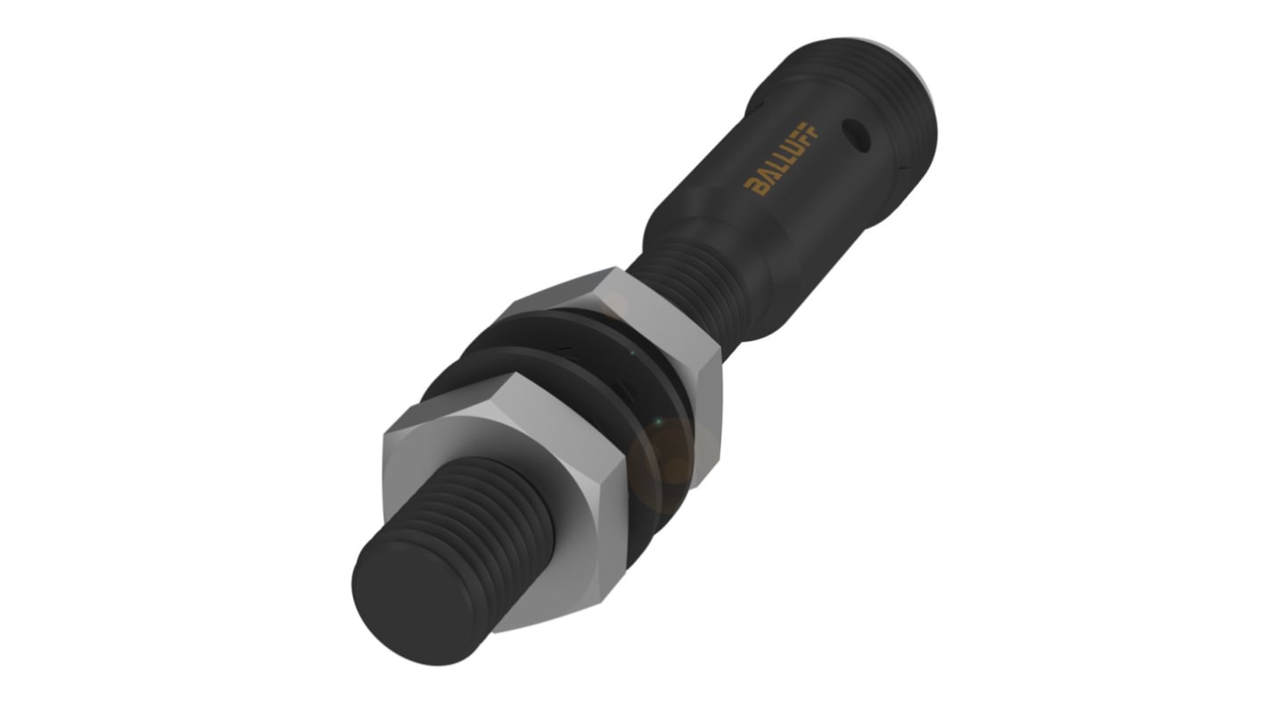 BALLUFF BES Series Inductive Barrel-Style Inductive Proximity Sensor, M8 x 1, 2 mm Detection, PNP Output, 10 →