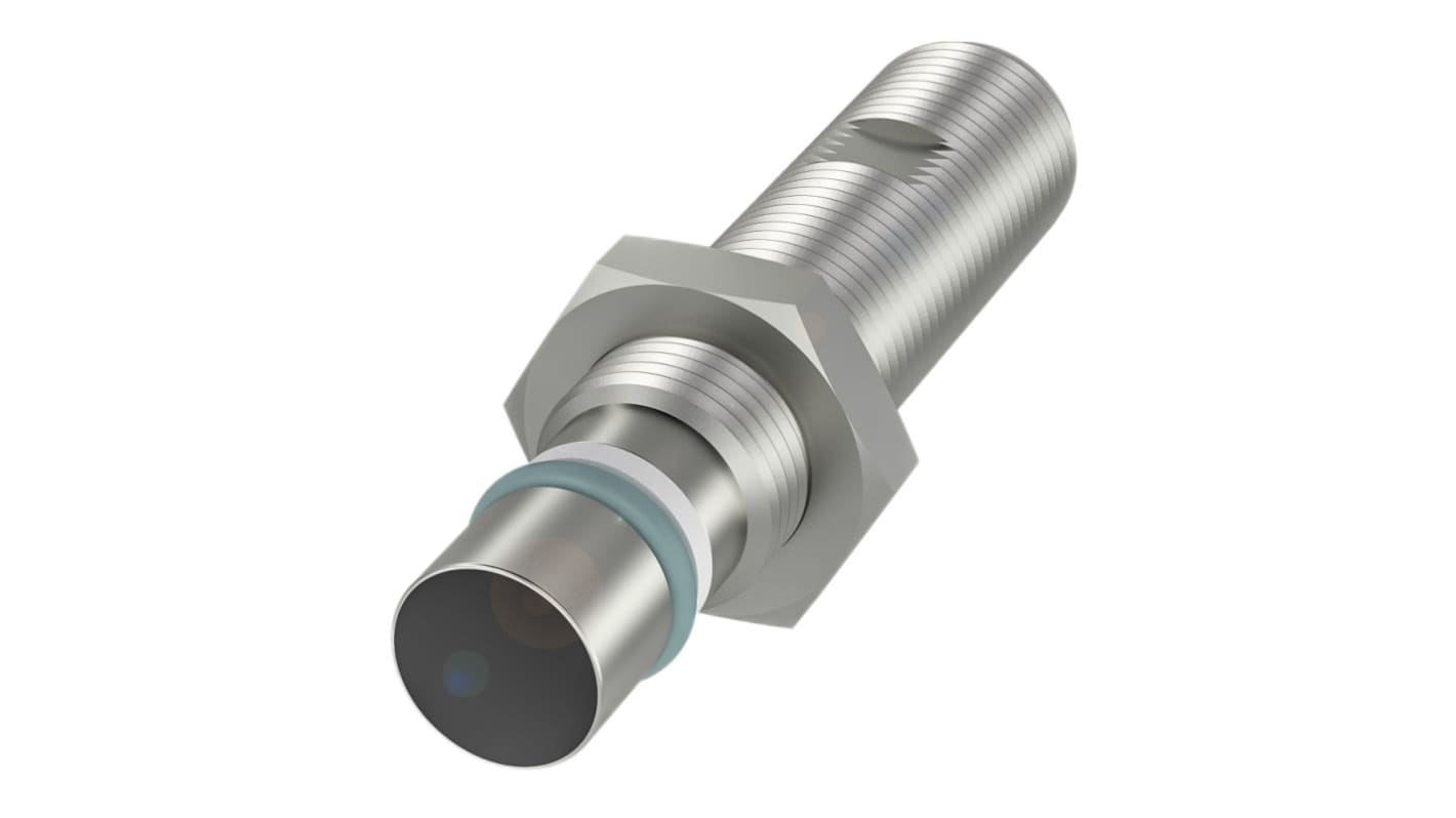 BALLUFF BES Series Inductive Barrel-Style Inductive Proximity Sensor, M12 x 1, 1.5 mm Detection, PNP Output, 10