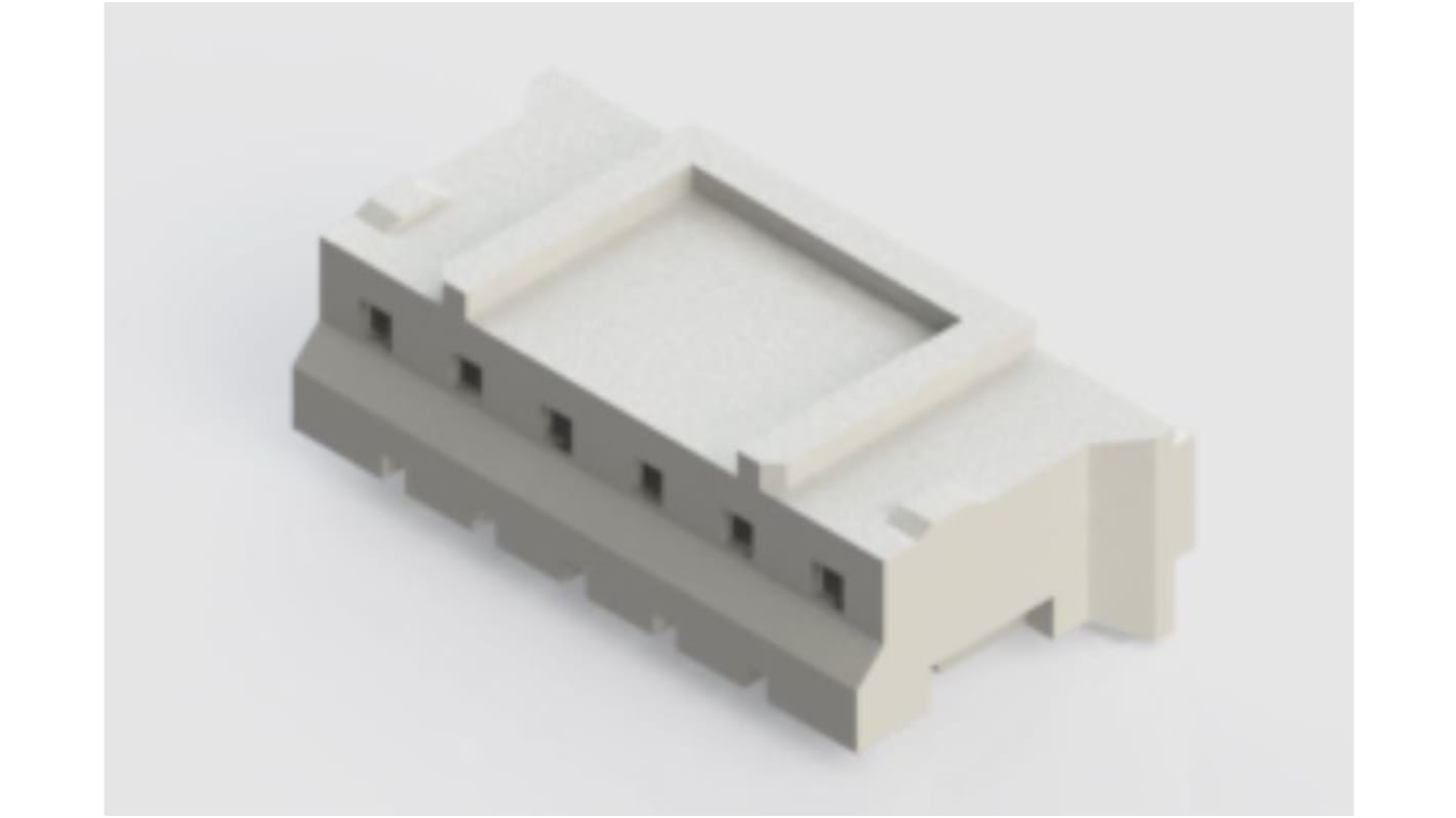 EDAC Female Crimp Connector Housing, 2mm Pitch, 6 Way, 1 Row