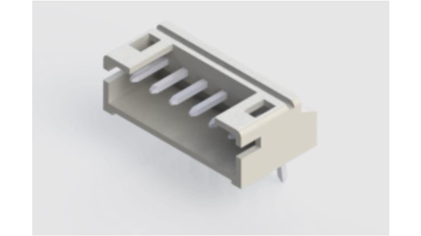 EDAC 140 Series Right Angle Through Hole PCB Header, 6 Contact(s), 2.0mm Pitch, 1 Row(s)