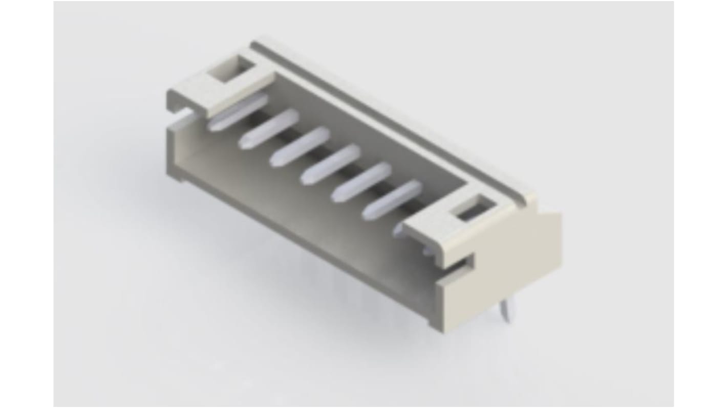 EDAC 140 Series Right Angle Through Hole PCB Header, 8 Contact(s), 2.0mm Pitch, 1 Row(s)