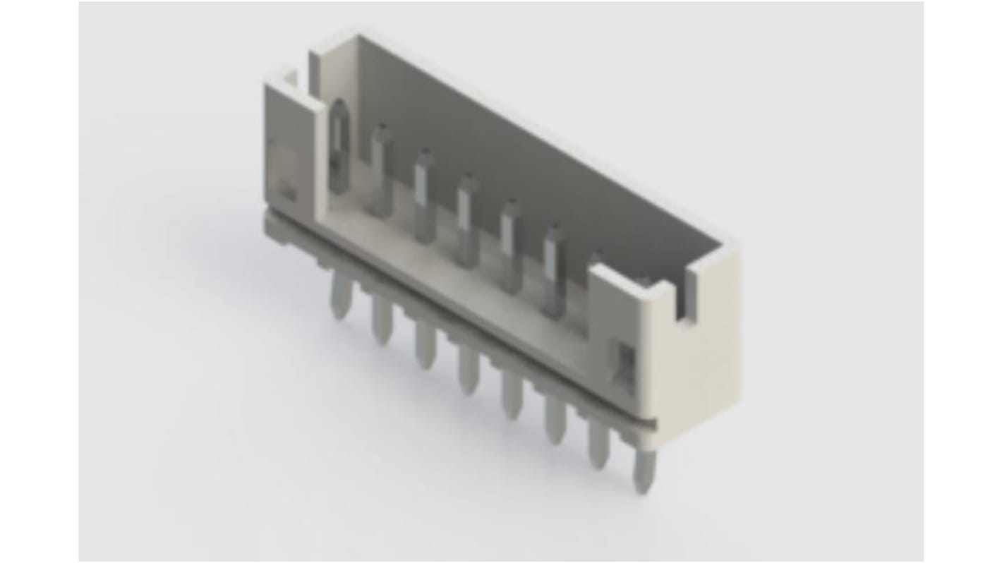 Conector macho para PCB EDAC serie 140 de 8 vías, 1 fila, paso 2.0mm, Montaje en orificio pasante