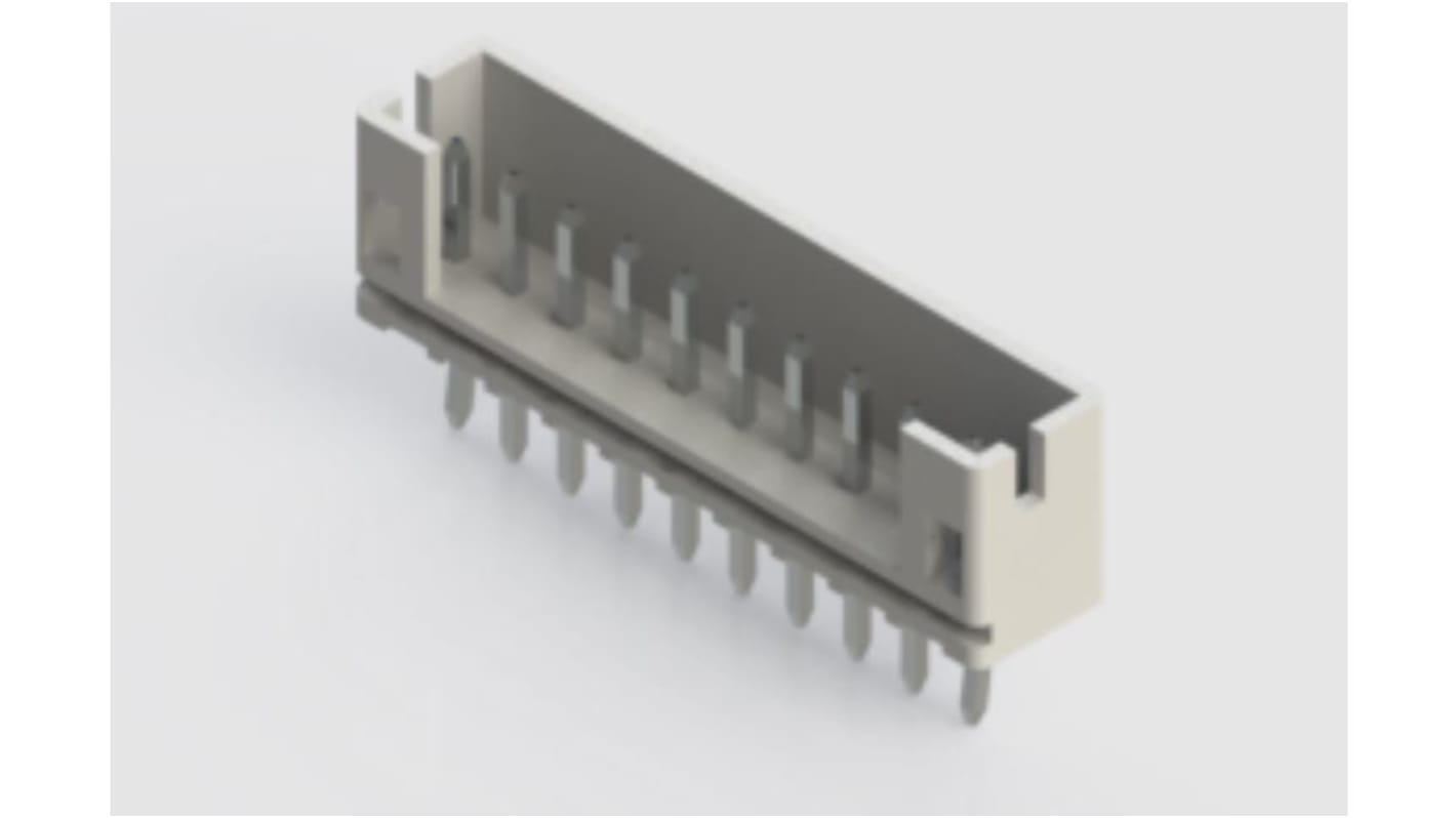 EDAC 140 Series Through Hole PCB Header, 10 Contact(s), 2.0mm Pitch, 1 Row(s)