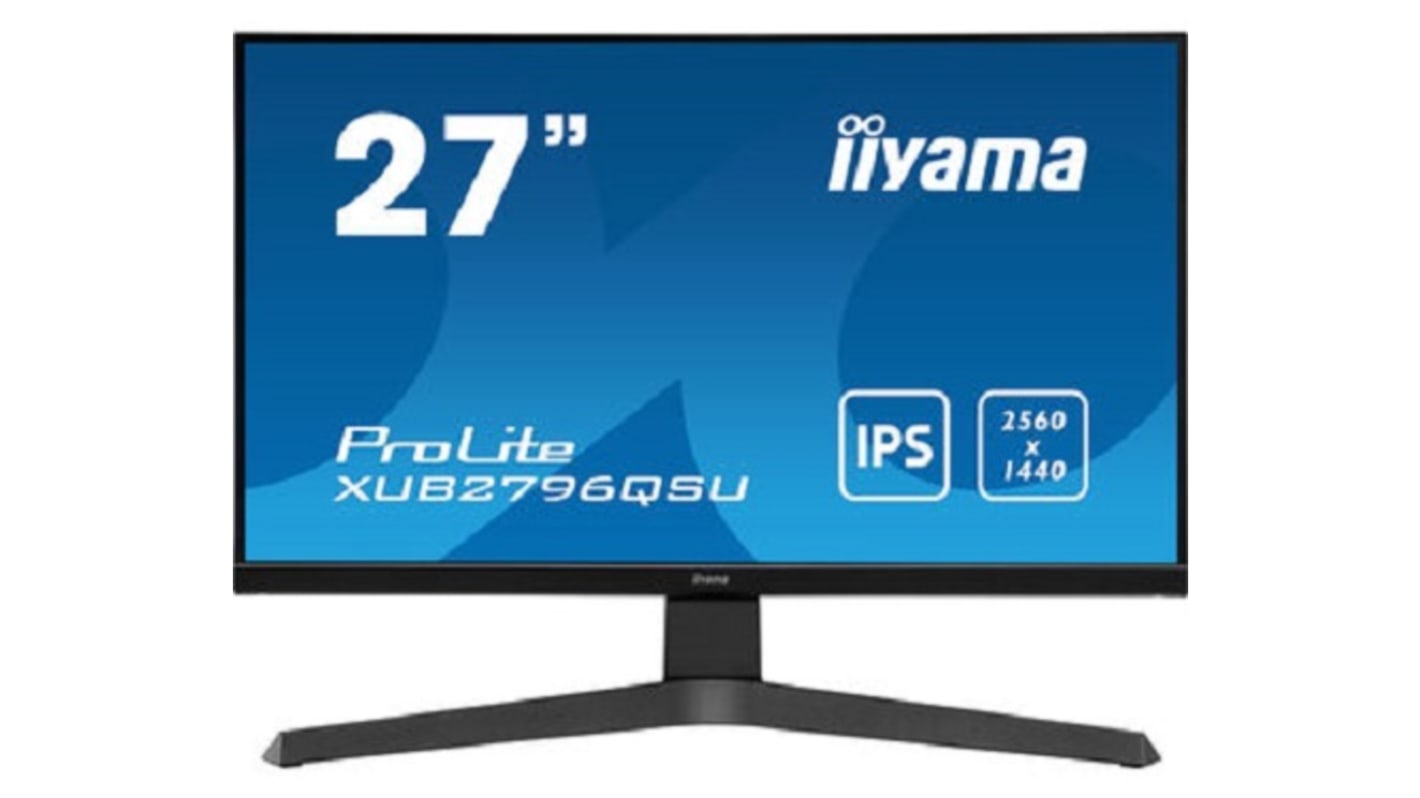 iiyama ProLite XUB2796QSU-B1 27in LCD Computer Monitor, 2560 x 1440 Pixels