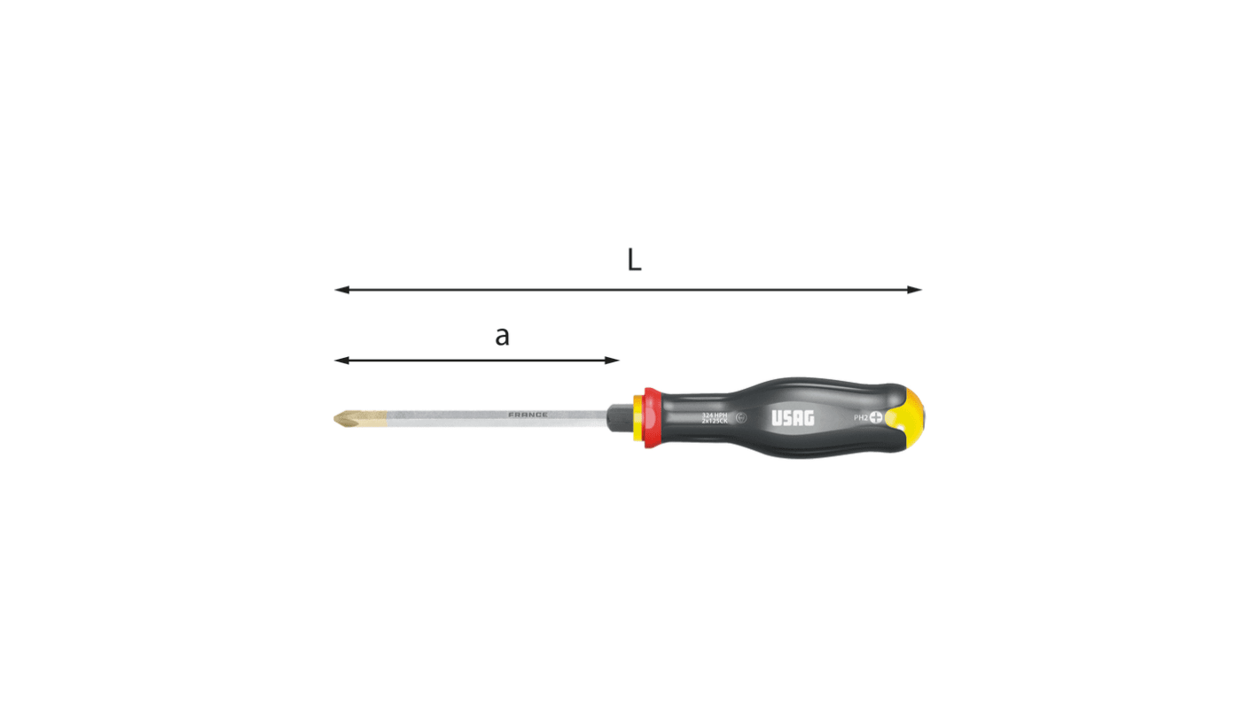 Cacciavite standard Phillips PH2 Usag