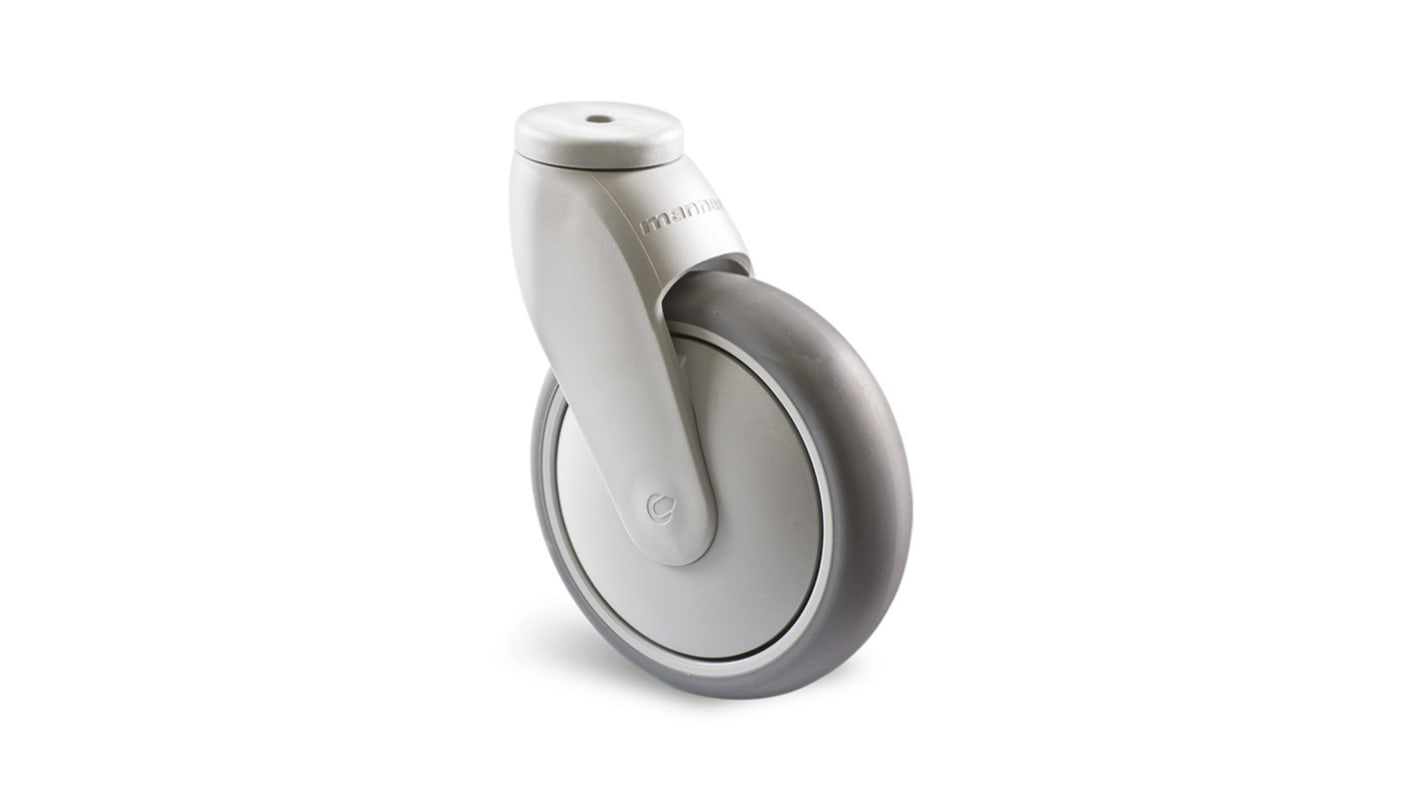 Guitel Swivel Stem Castor, 100mm grey ru