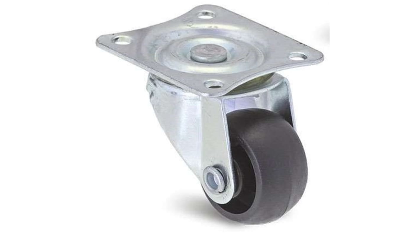 Guitel Hervieu Swivel Castor Wheel, 12kg Capacity, 25mm Wheel