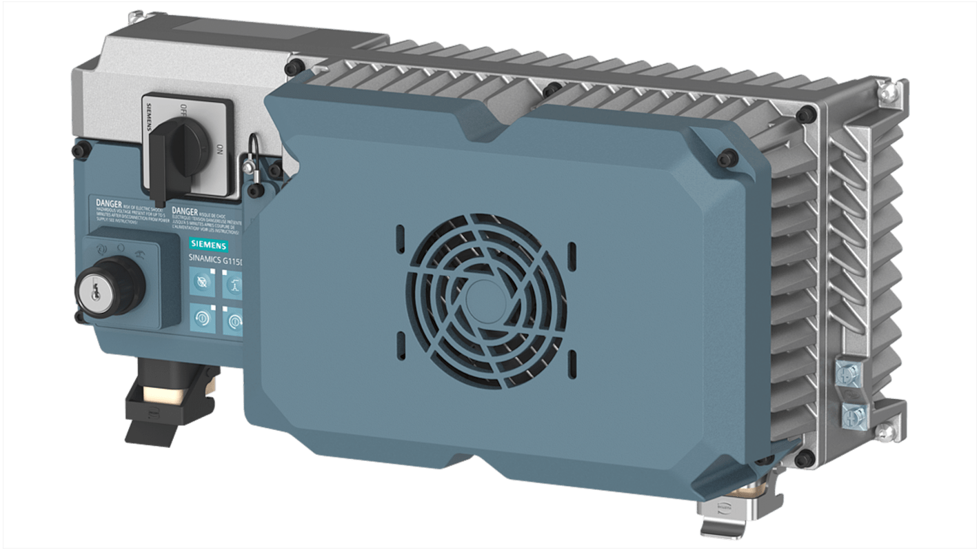 Convertisseur Siemens SINAMICS G115D, 5,5 kW 380 → 480 V. 3 phases, 11,88 A, 550Hz