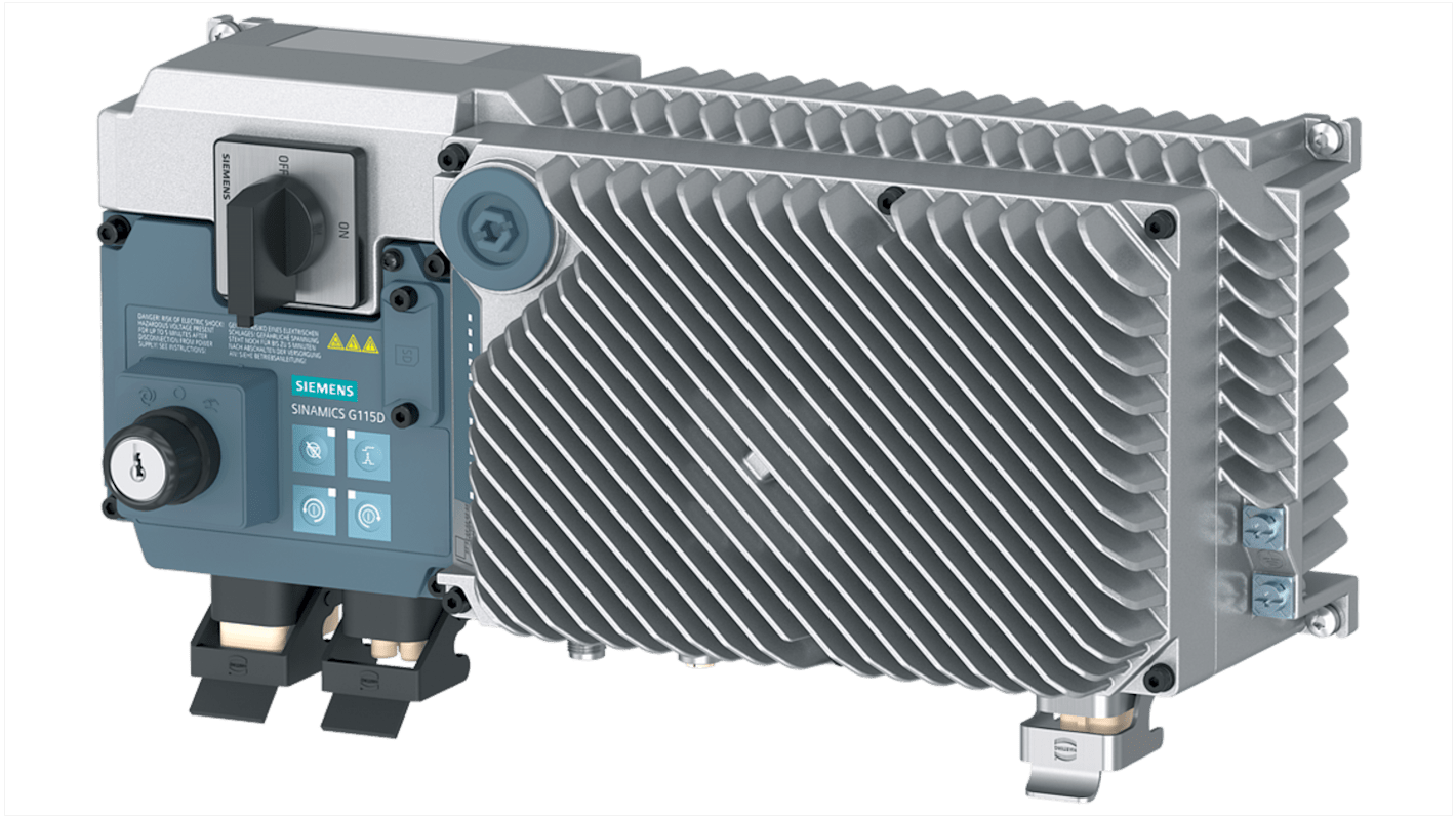 Siemens SINAMICS G115D, 3-Phasen Frequenzumrichter 0,55 kW, 380 → 480 V / 1,58 A 550Hz