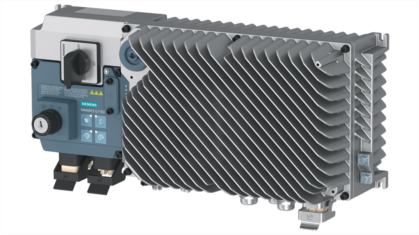 Siemens SINAMICS G115D, 3-Phasen Frequenzumrichter 3 kW, 380 → 480 V / 6,76 A 550Hz