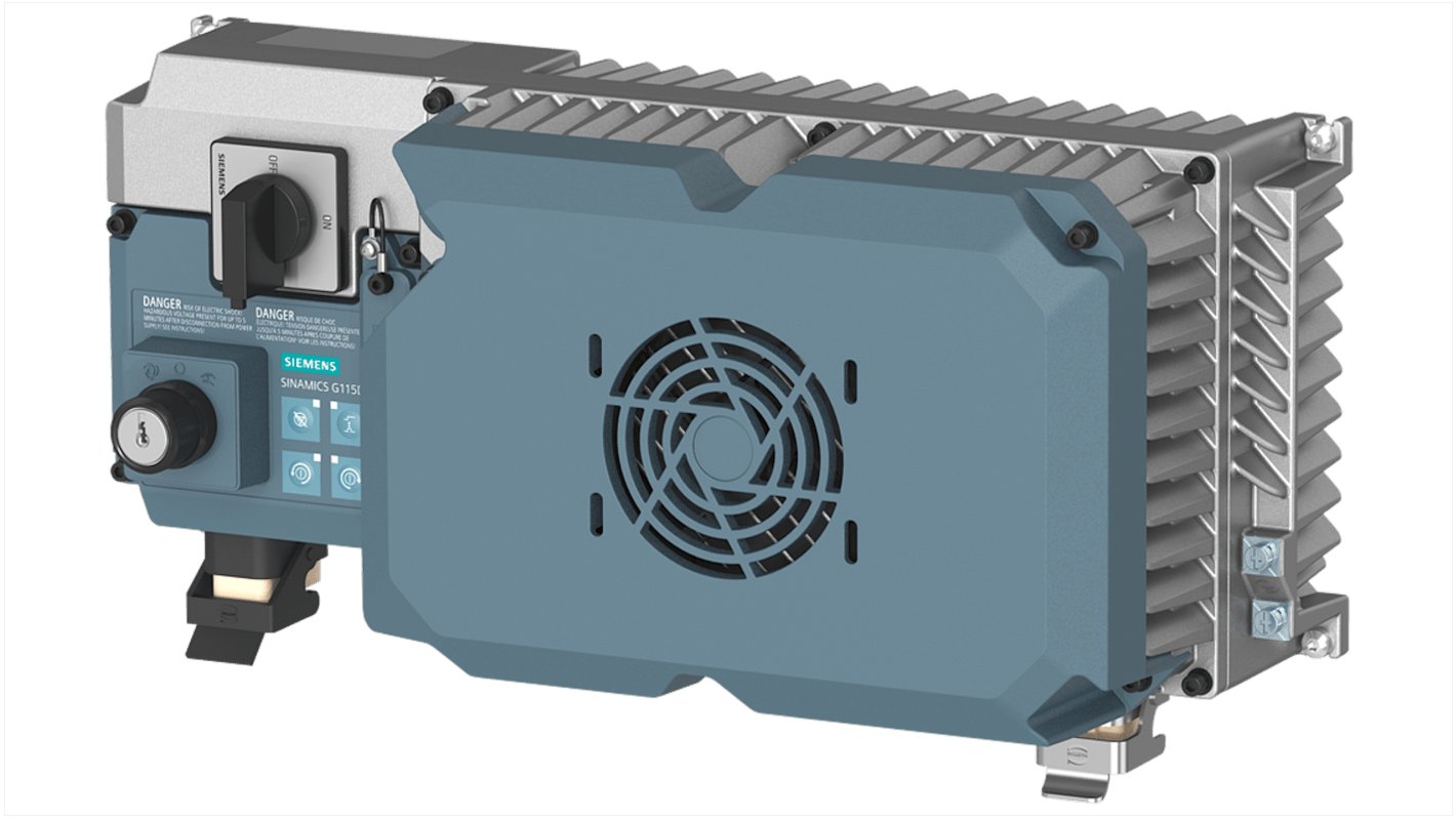 Siemens Converter, 7.5 kW, 3 Phase, 380 → 480 V, 17.1 A, SINAMICS G115D Series
