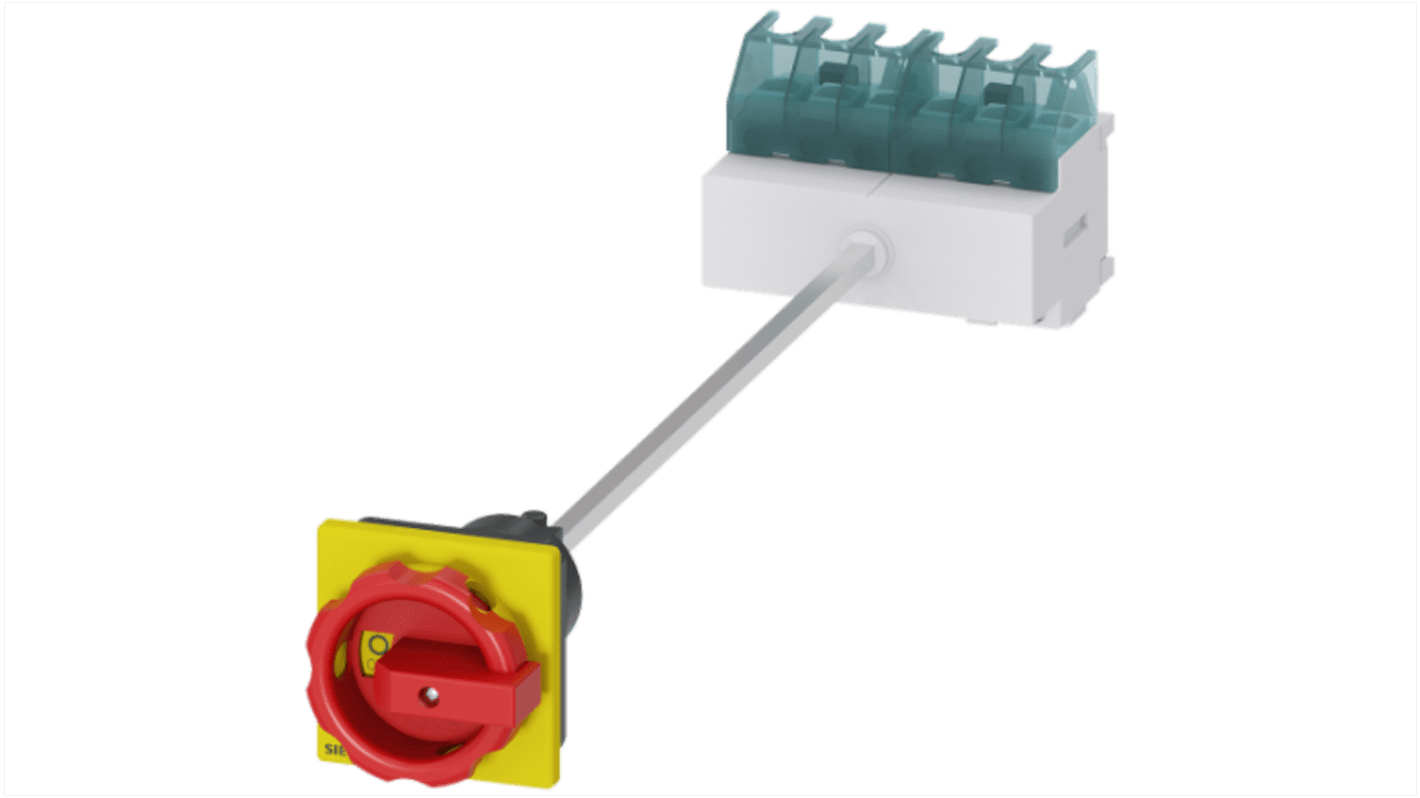 Siemens 6P Pole Panel Mount Non-Fused Switch Disconnector - 25A Maximum Current, 9.5kW Power Rating, IP65