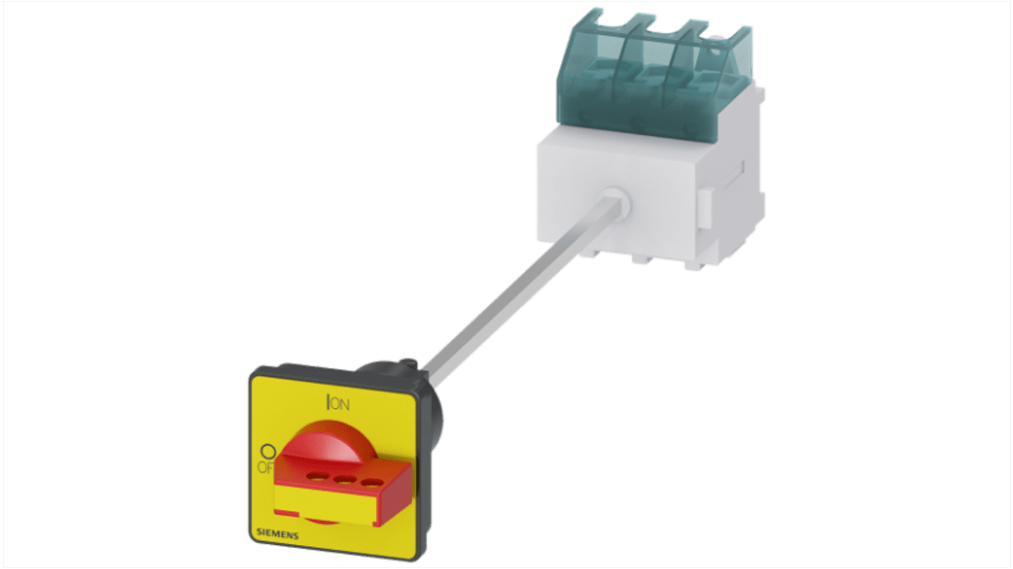 Siemens 3P Pole Panel Mount Non-Fused Switch Disconnector - 63A Maximum Current, 22kW Power Rating, IP65