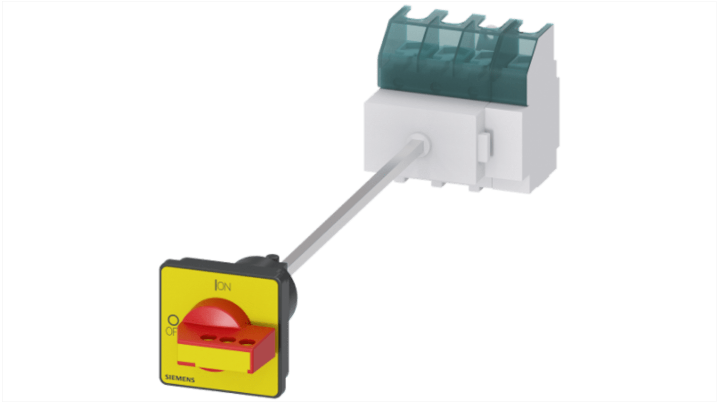 Siemens 4P Pole Panel Mount Non-Fused Switch Disconnector - 63A Maximum Current, 22kW Power Rating, IP65