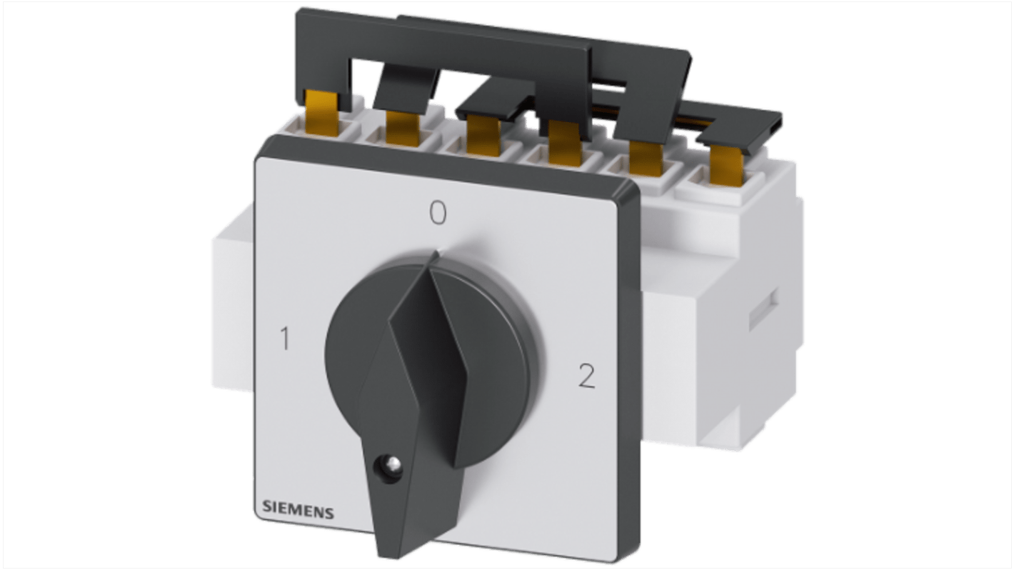 Siemens 3P Pole Panel Mount Non-Fused Switch Disconnector - 63A Maximum Current, 22kW Power Rating, IP65