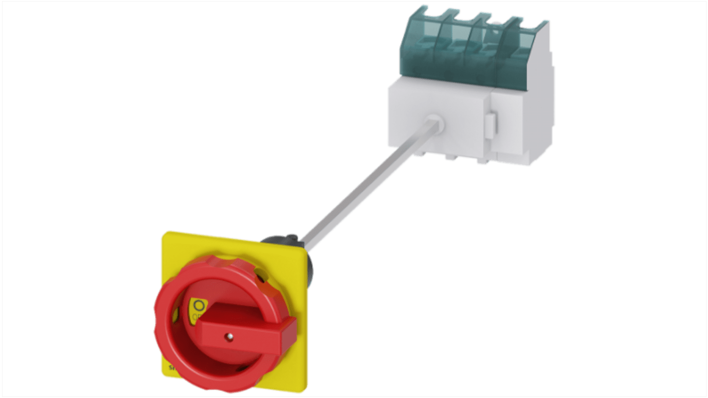 Siemens 4P Pole Panel Mount Non-Fused Switch Disconnector - 63A Maximum Current, 22kW Power Rating, IP65