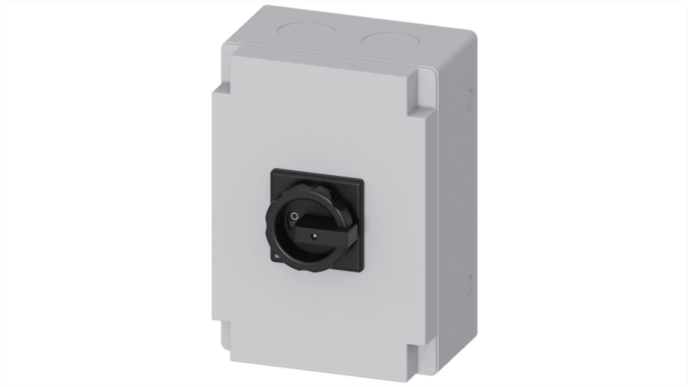 Siemens 6P Pole Panel Mount Non-Fused Switch Disconnector - 63A Maximum Current, 22kW Power Rating, IP65