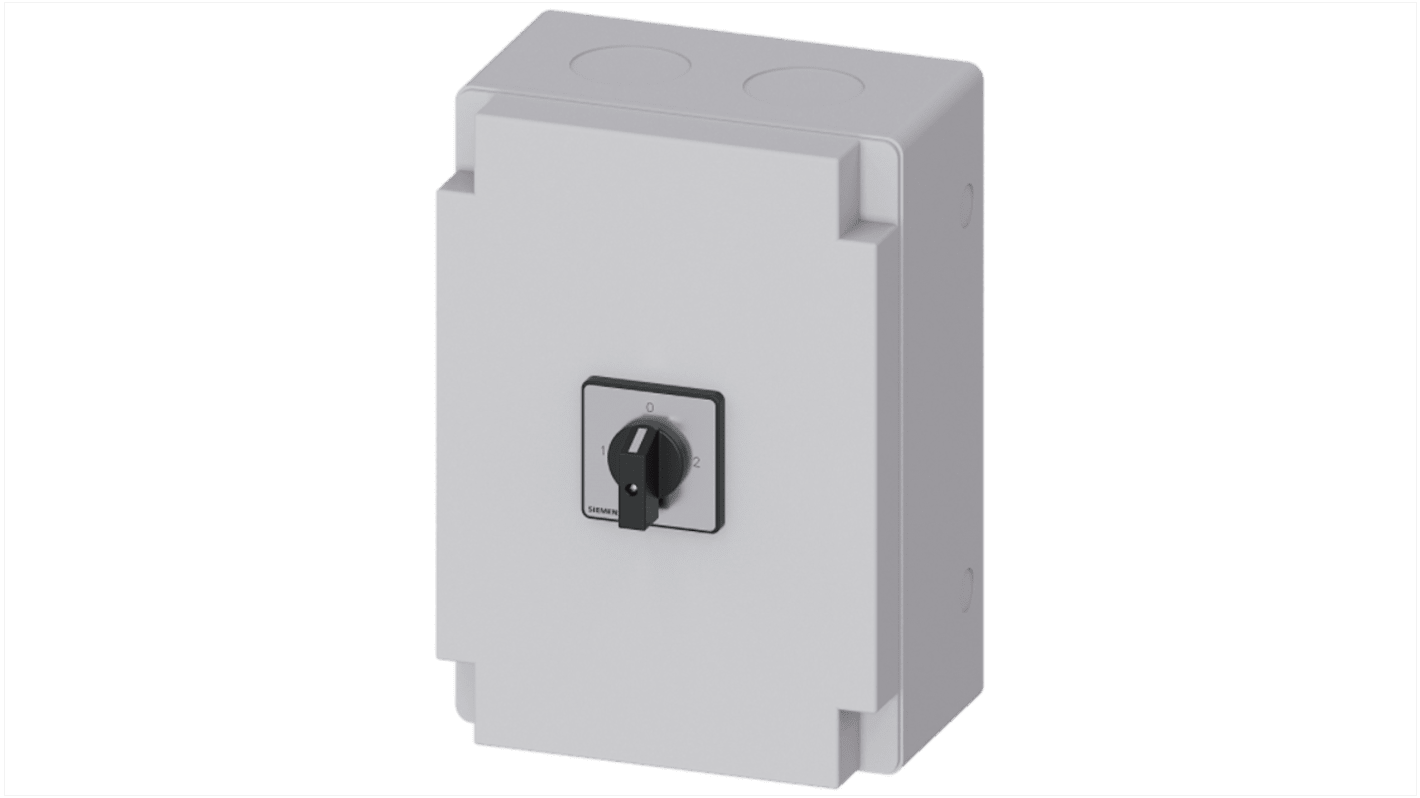 Siemens 3P Pole Panel Mount Non-Fused Switch Disconnector - 100A Maximum Current, 37kW Power Rating, IP65