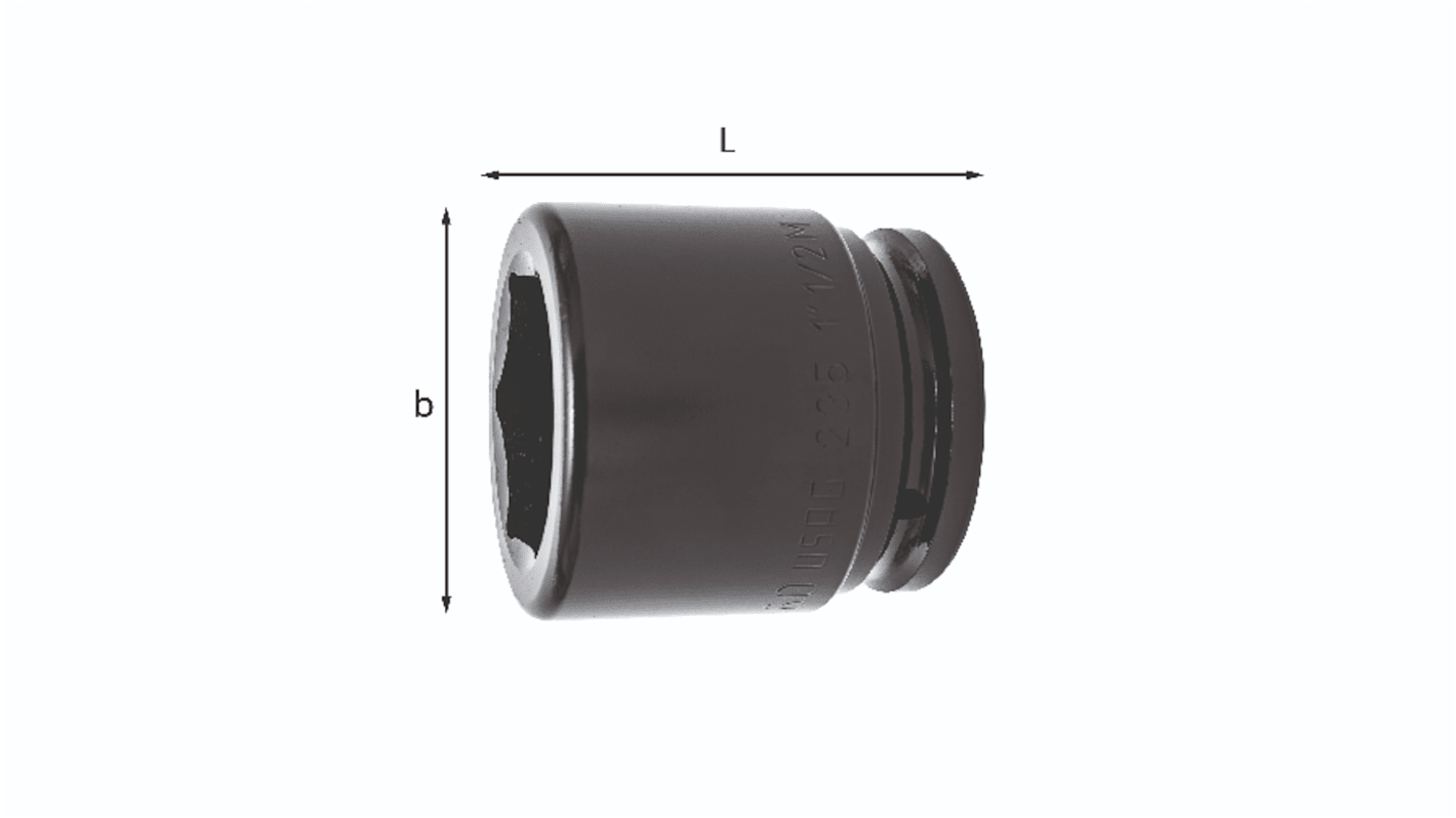 Bussola a impatto Usag 120mm, attacco Quadrato 1,5 poll.