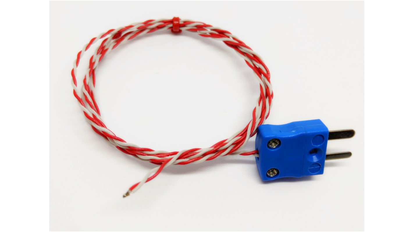 RS PRO Type K Exposed Junction Thermocouple 3m Length, 1/0.3mm Diameter