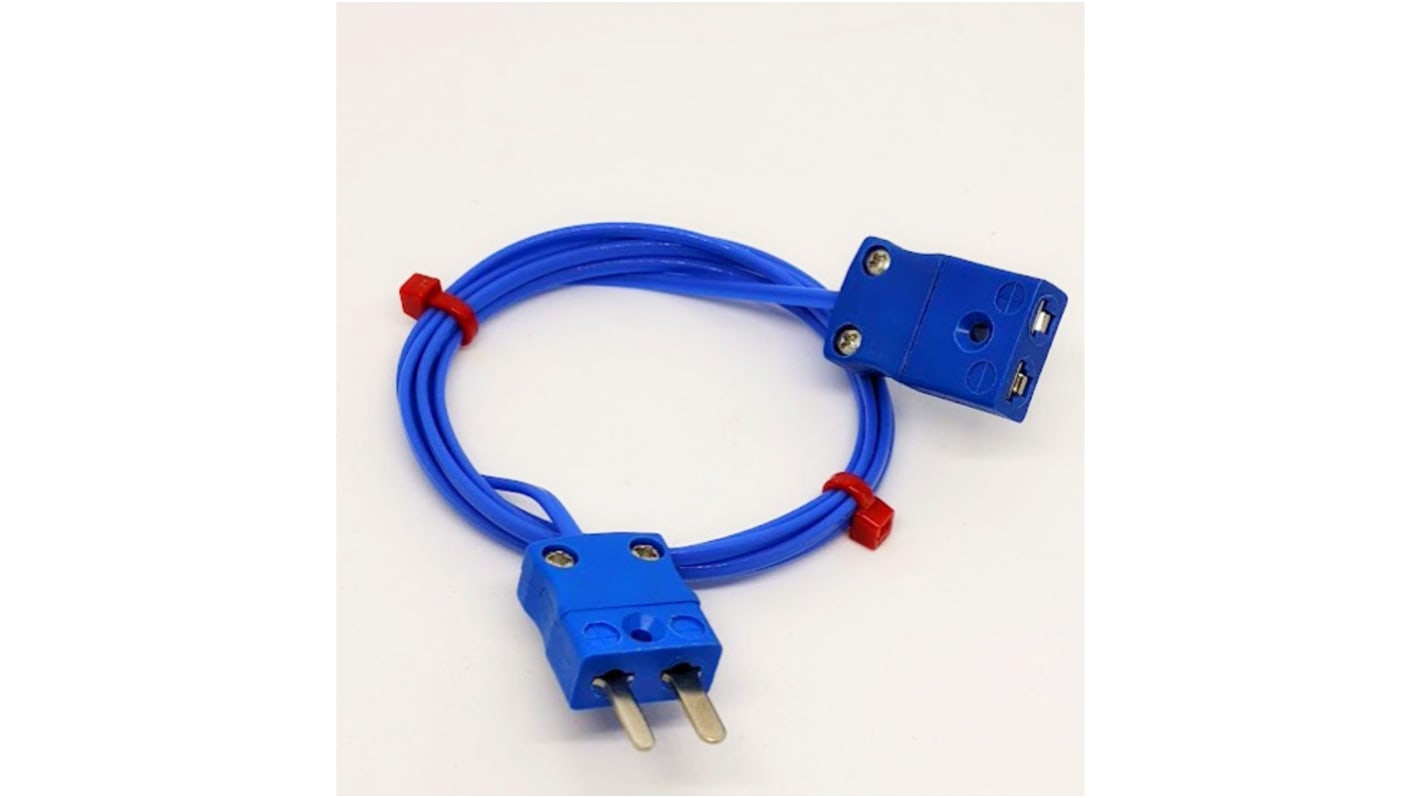 RS PRO Type K Thermocouple Extension Lead 1m Length, 7/0.2mm Diameter → +105°C