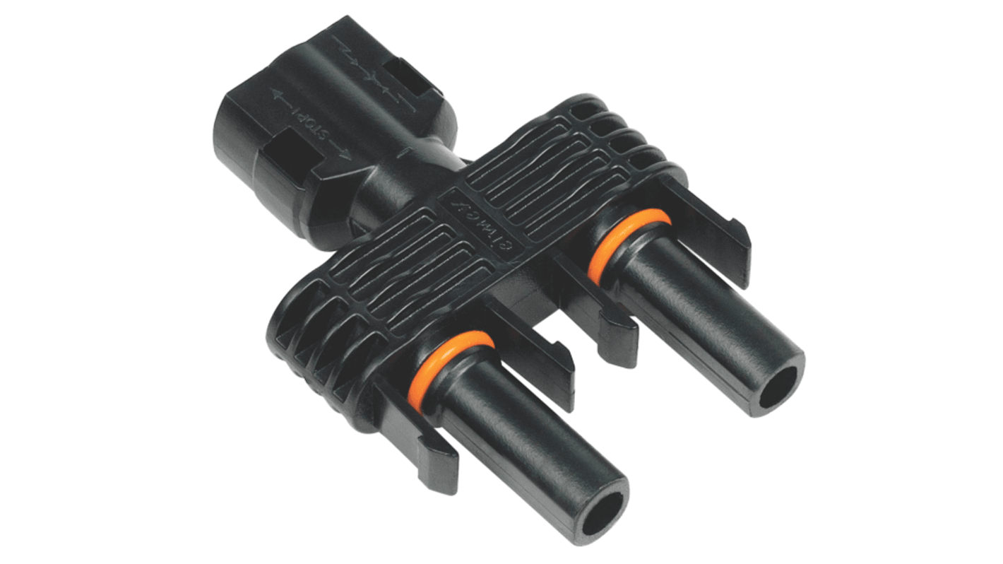 Conector solar, Hembra, Montaje de Cable, 1.500 Vdc