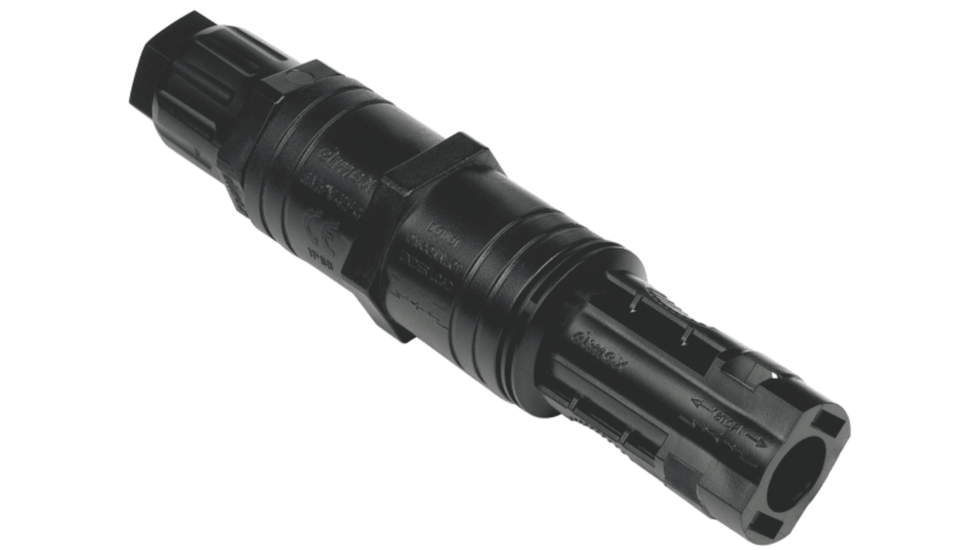 RS PRO Male, In-Line Mount Solar Connector, Cable CSA, 2.5mm², 1 kV