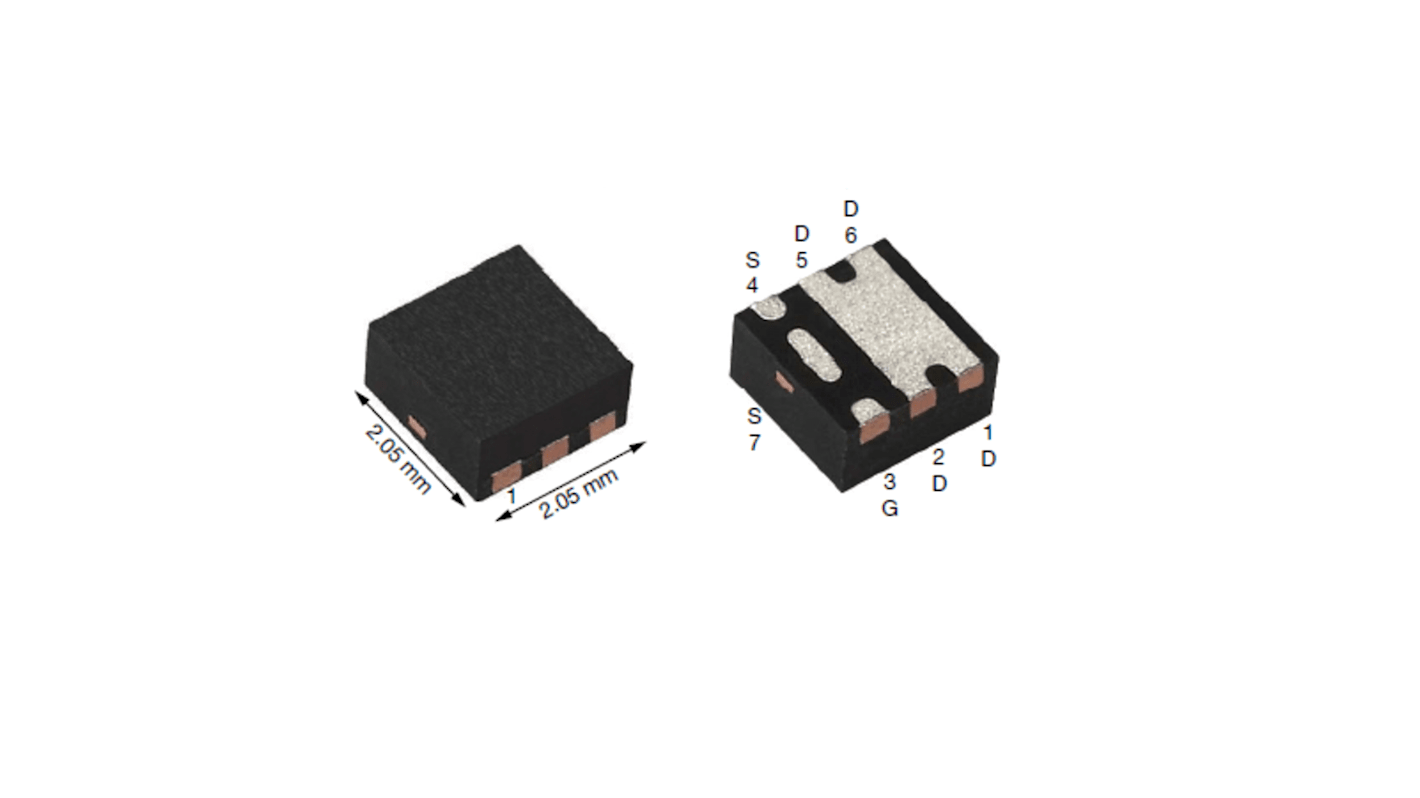 MOSFET Vishay SIA4263DJ-T1-GE3, VDSS 30 V, ID 12 A, PowerPAK SC-70