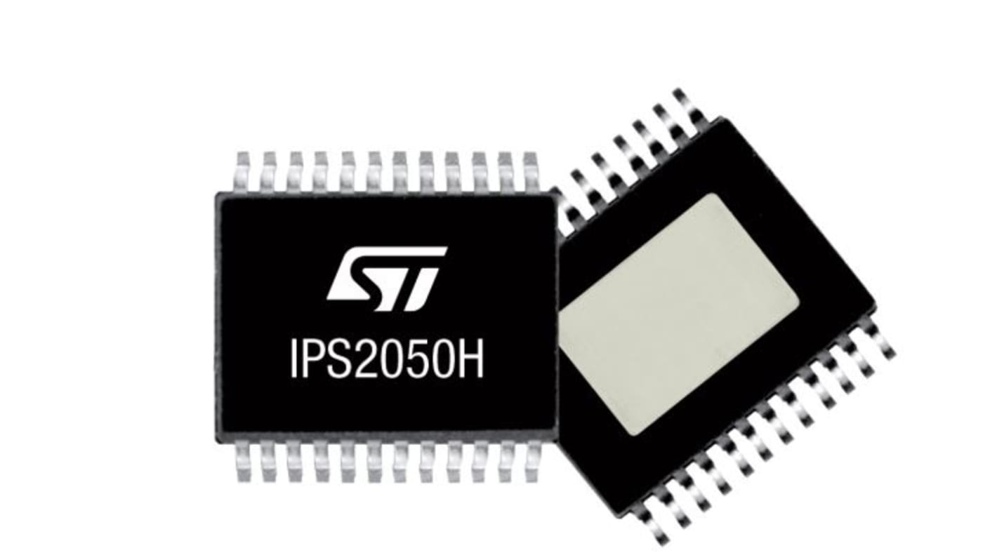 Switch di alimentazione CI STMicroelectronics High side, 24 canali, 60 V, 5.6A, 50mΩ