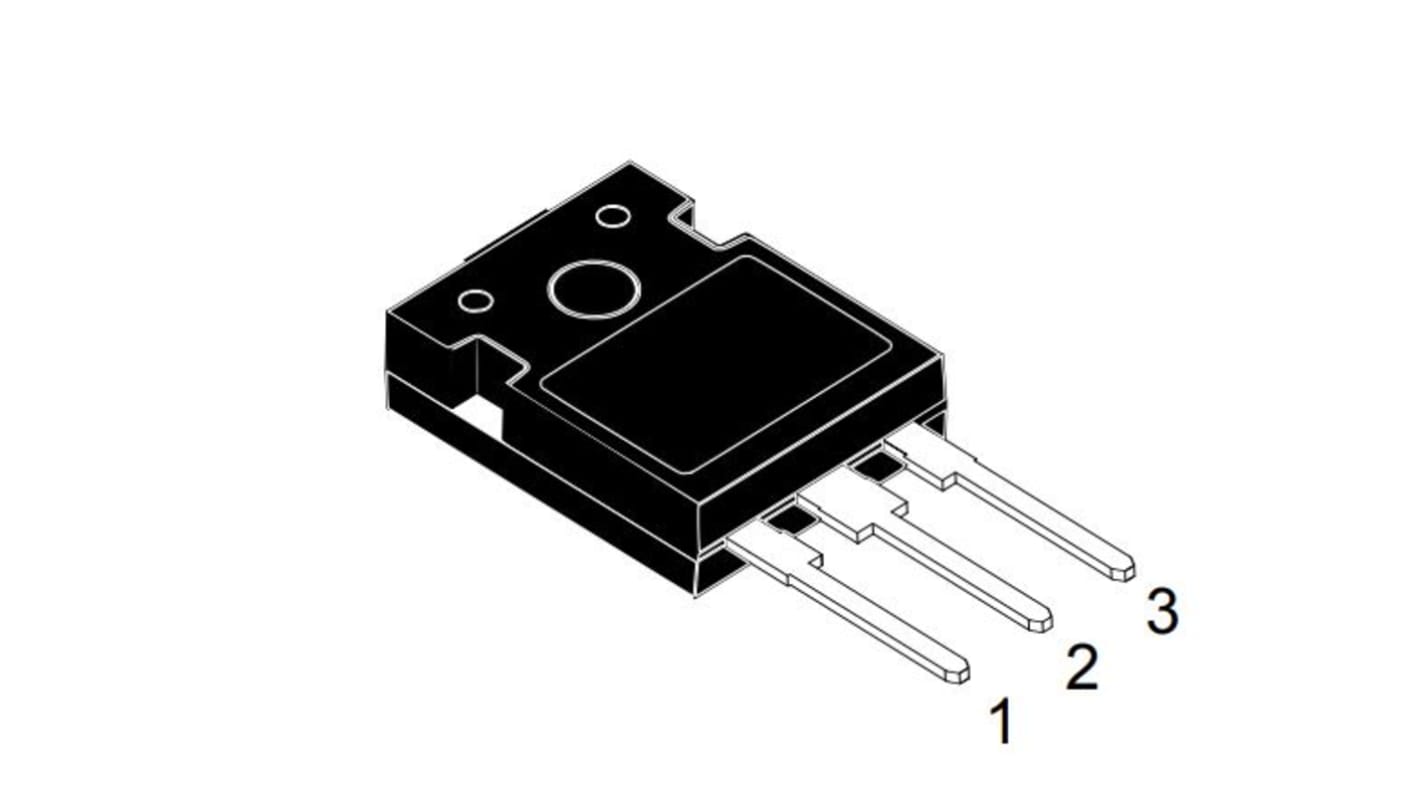 MOSFET STMicroelectronics, canale N, 60 A, HiP247, Su foro