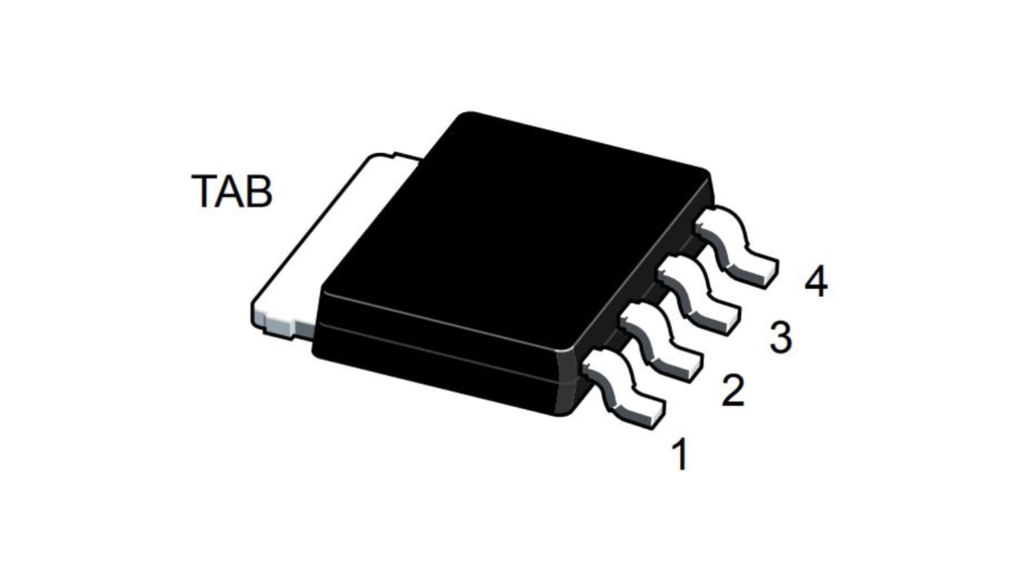 STMicroelectronics Nチャンネル MOSFET40 V 100 A 表面実装 パッケージLFPAK、SOT-669 4 ピン