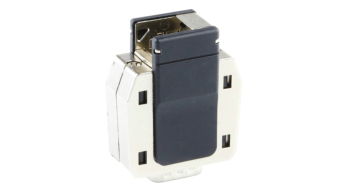 Molex D Sub hátlap - 3 érintkezős Vízálló D-Sub, Szöget bezáró, egyenes S1 IP20, Fekete, 213032 sorozat