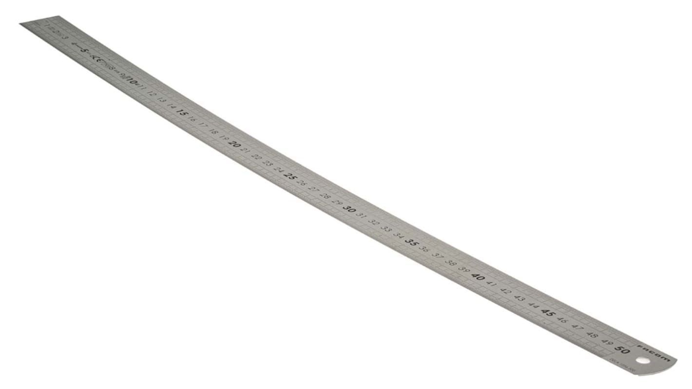 Facom 500mm Stainless Steel Metric Rule, With UKAS Calibration