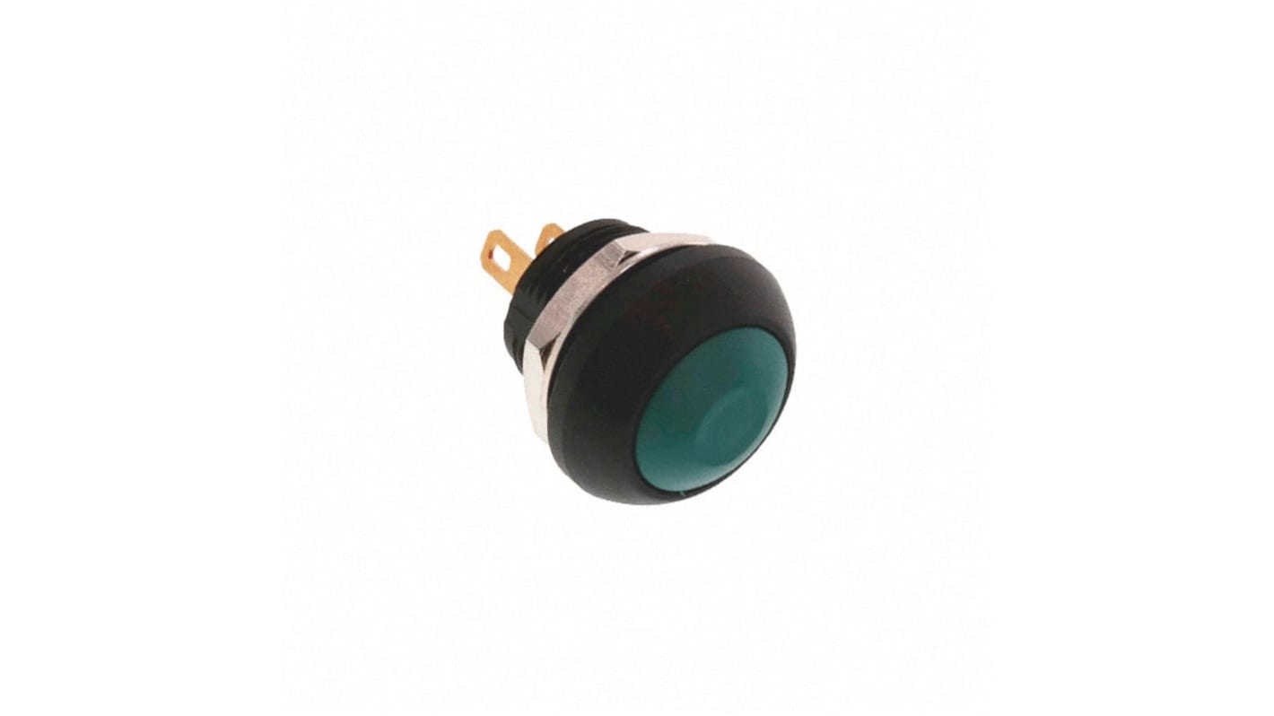 TE Connectivity PB6 Series Push Button Switch, (On)-Off, Panel Mount, SPST - NO, 50 V dc, 125V ac, IP68
