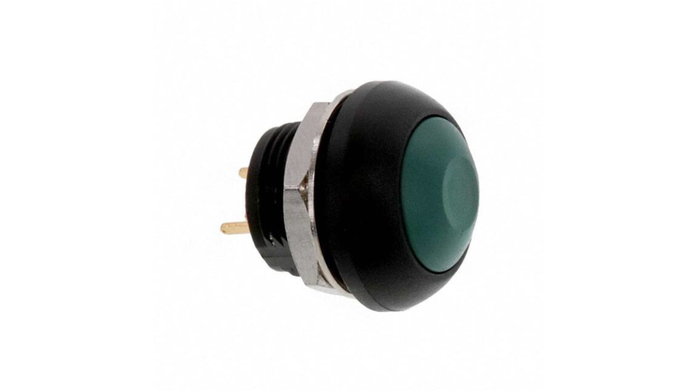 TE Connectivity PB6 Series Push Button Switch, (On)-Off, Panel Mount, SPST - NO, 50 V dc, 125V ac, IP68