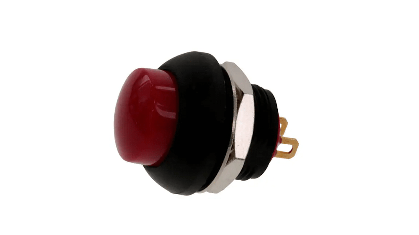 PB6B2HS3M1CAL00 TE Connectivity PB6 Series Push Button Switch, (On