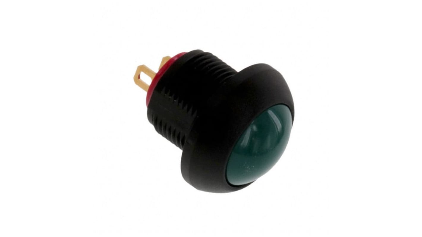 TE Connectivity PB7 Series Push Button Switch, On-(On), Panel Mount, SPST - NC, 50 V dc, 125V ac, IP68