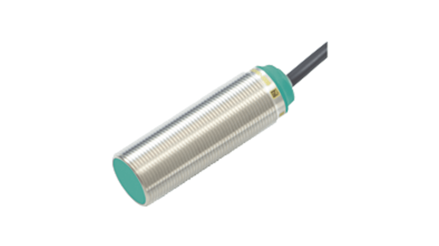 Pepperl + Fuchs Inductive Barrel-Style Inductive Proximity Sensor, M30 x 1.5, 10 mm Detection, PNP Output, 5 →