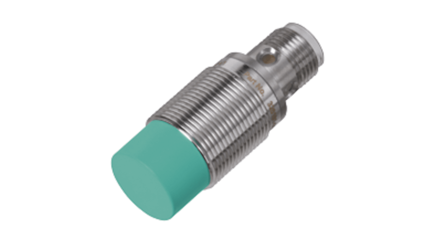 Pepperl + Fuchs Inductive Barrel-Style Inductive Proximity Sensor, M12 x 1, 2mm Detection, NPN Output, 5 → 36 V,
