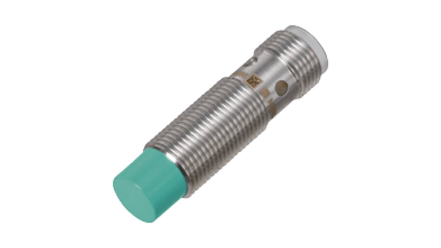 Pepperl + Fuchs Inductive Barrel-Style Inductive Proximity Sensor, M12 x 1, 2mm Detection, PNP Output, 5 → 36 V,