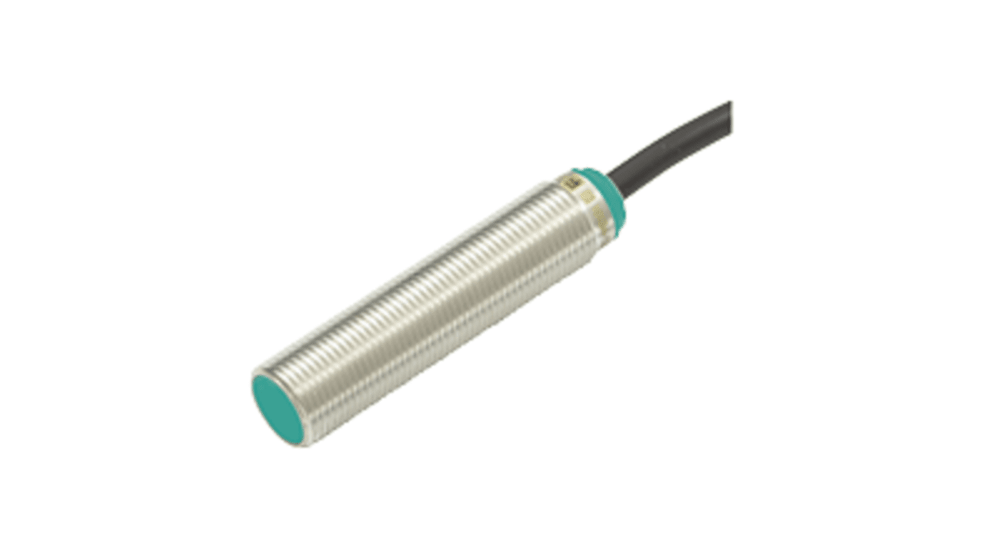 Pepperl + Fuchs Inductive Barrel-Style Inductive Proximity Sensor, M18 x 1, 8 mm Detection, PNP Output, 5 → 36