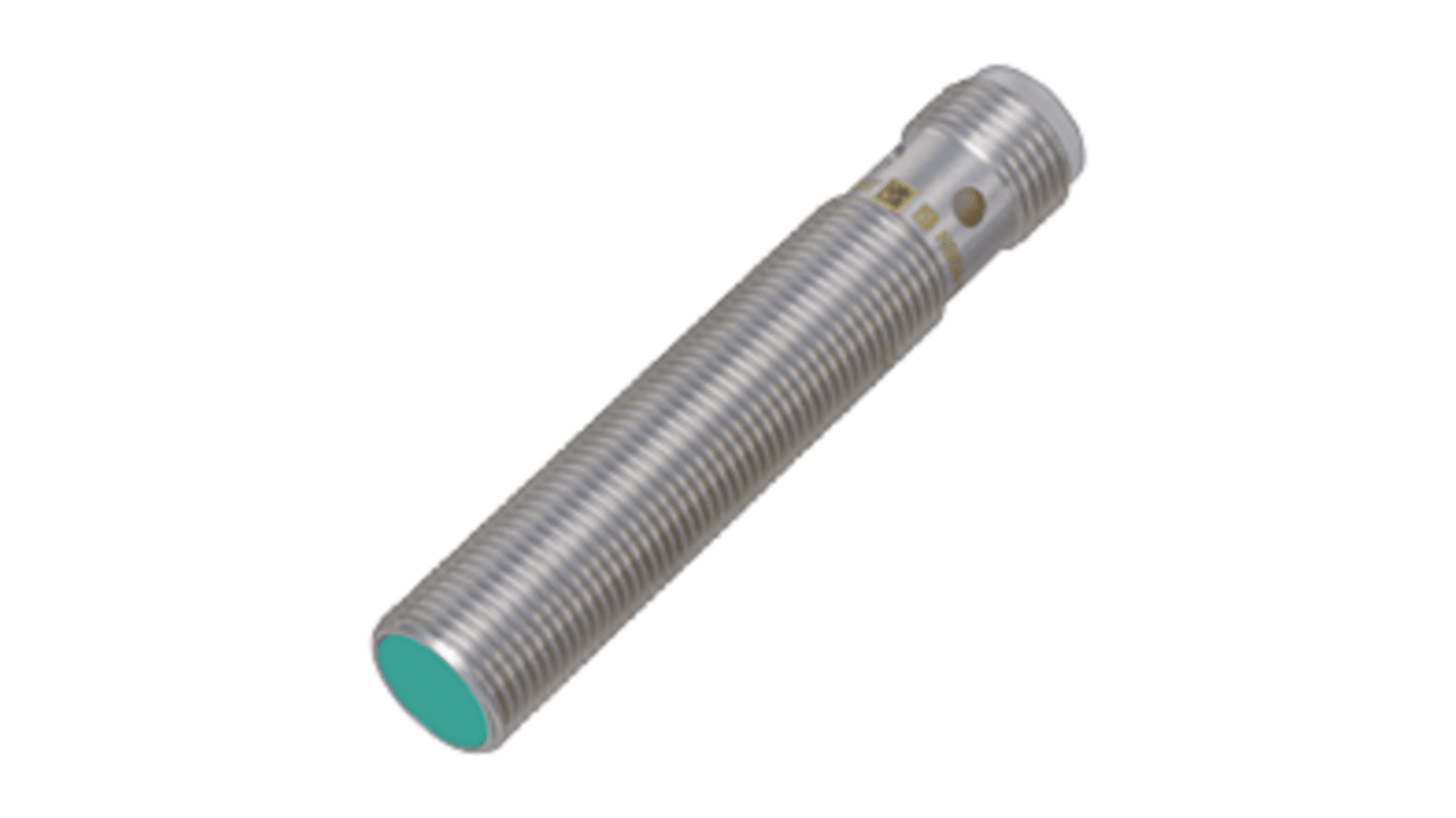 Pepperl + Fuchs Inductive Barrel-Style Inductive Proximity Sensor, M18 x 1, 12 mm Detection, PNP Output, 5 → 36