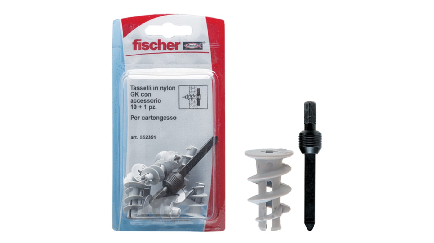 Tassello basculante Fischer Fixings, L. 22mm