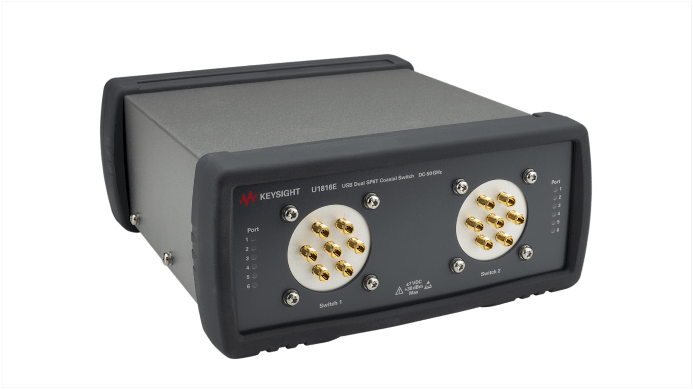 Interruttore RF Keysight Technologies, commutazione in 15ms, perdita max 0.05dB, isolamento porte 70dB