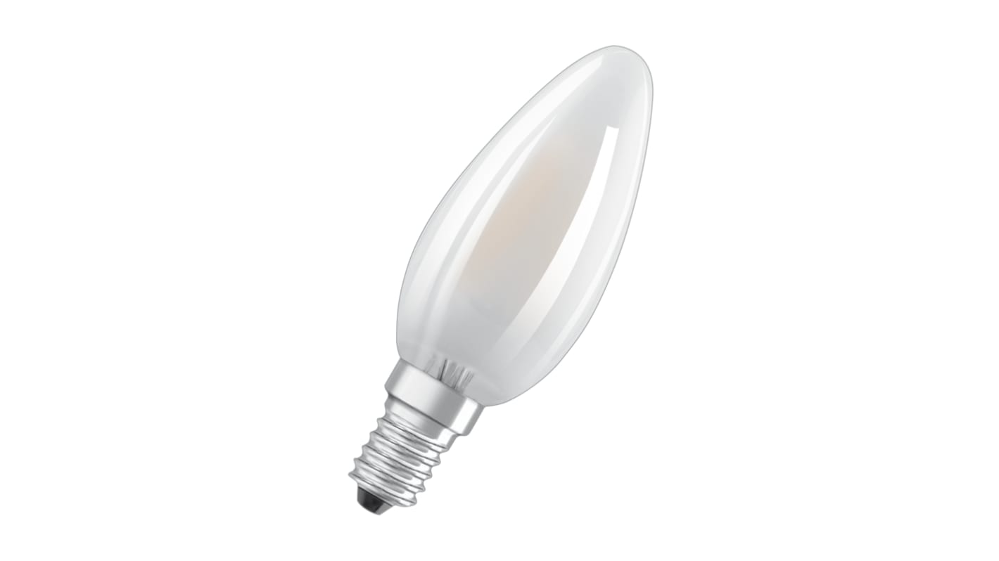 Osram PARATHOM Classic E14 LED GLS Bulb 4 W(40W), 2700K, Warm White, Mini Candle shape