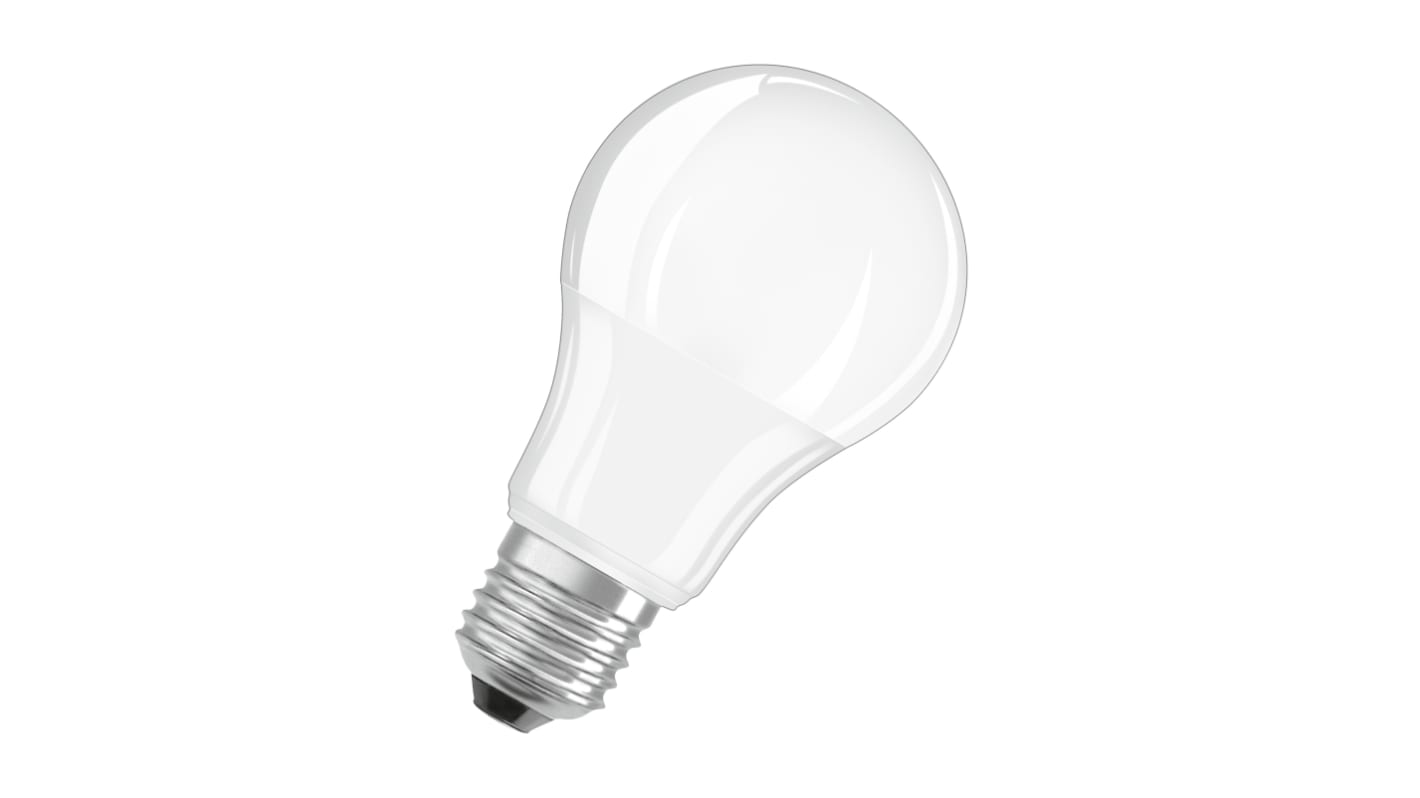Lampada LED Osram con base E27, 8,8 W, col. Bianco caldo, intensità regolabile
