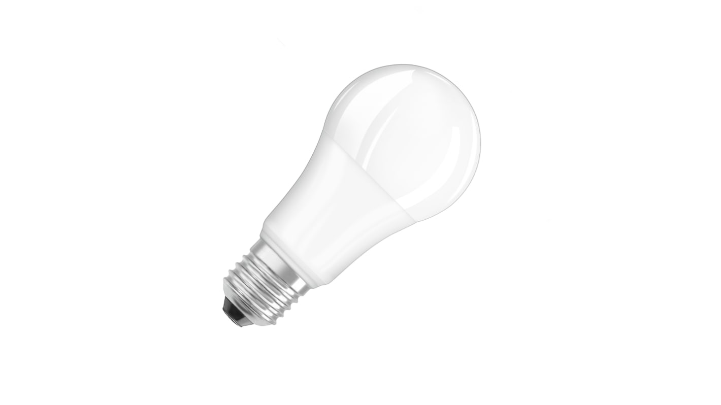 Lampada LED Osram con base E27, 14 W, col. Bianco caldo, intensità regolabile