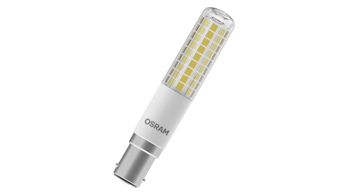 Lampada LED Osram con base B15d, 220 → 240 V, 9 W, col. Bianco caldo, intensità regolabile