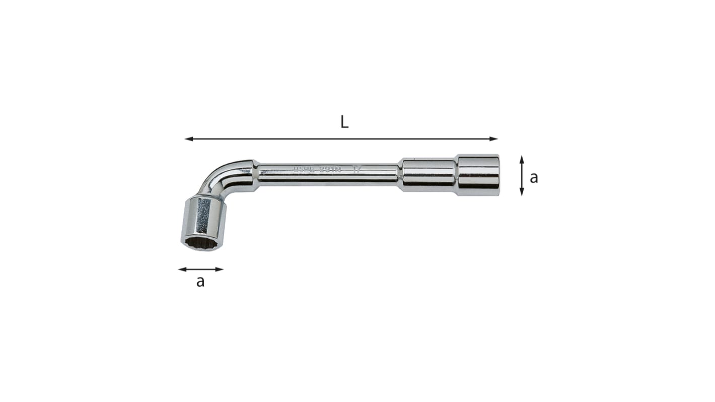 Chiave a bussola Usag, guida Biesagonale da 6 mm, L. 102 mm