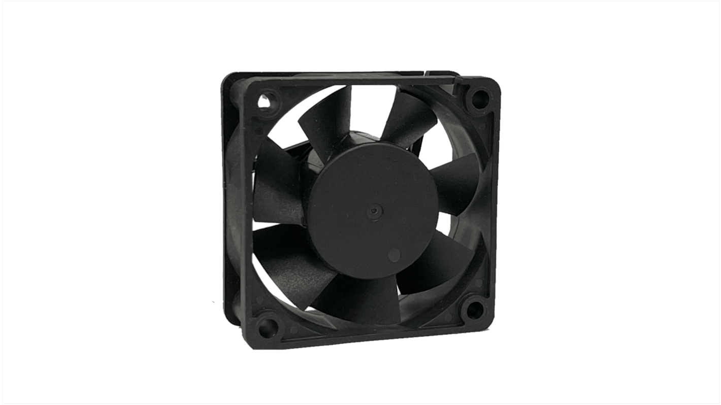 RS PRO Axial Fan, 24 V dc, DC Operation, 28.1cfm, 8.928W, 150mA Max, 60